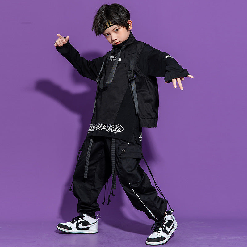 Children Hip-hop Trendy Clothes Dark Costume