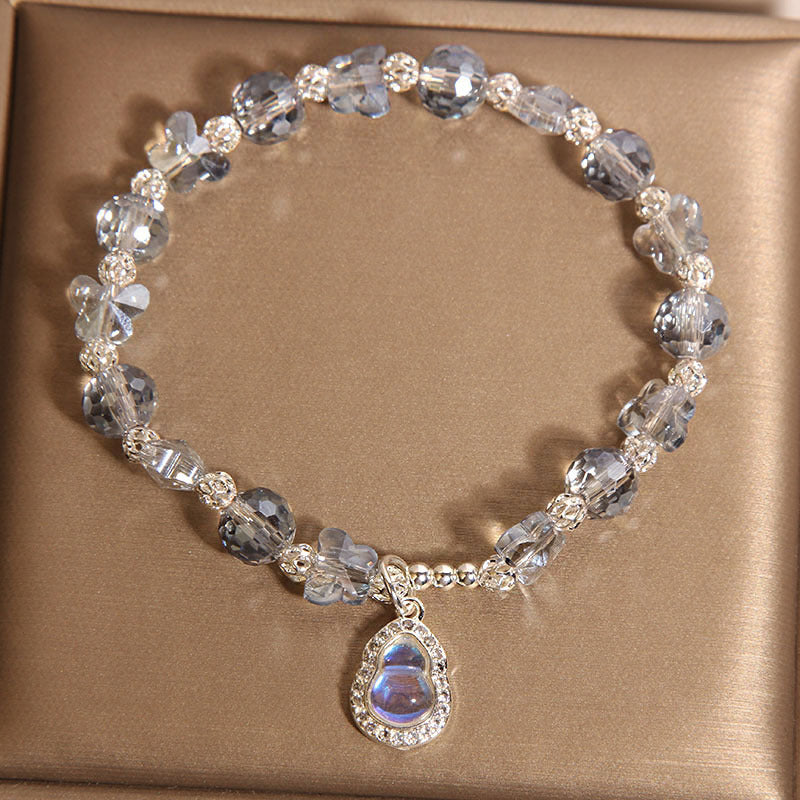New Chinese Style Amethyst Butterfly Bracelet Female Light Luxury Minority High-grade Exquisite